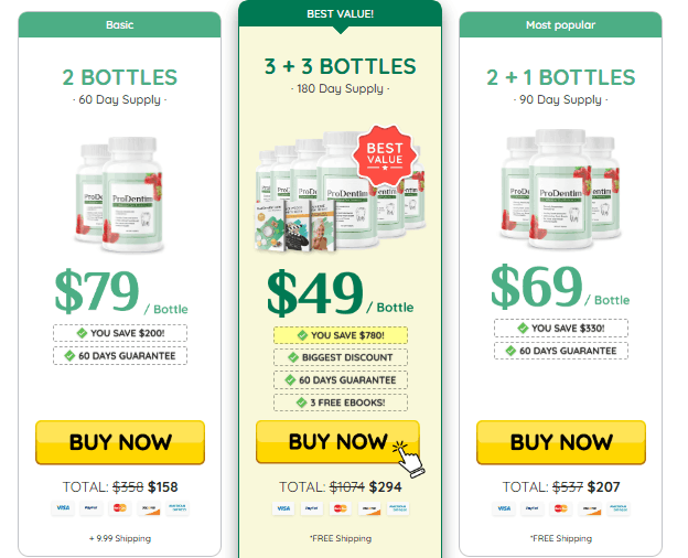  Discounted ProDentim